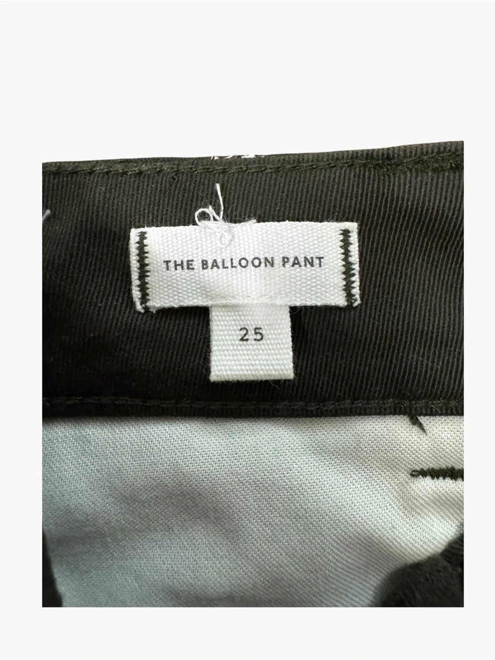 MADEWELL | NWT The Balloon Barrel Leg Pant in Midnight Olive, Size 25
